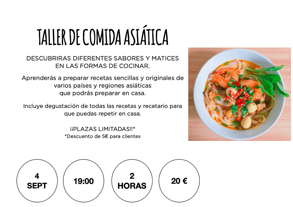 talleres en septiembre