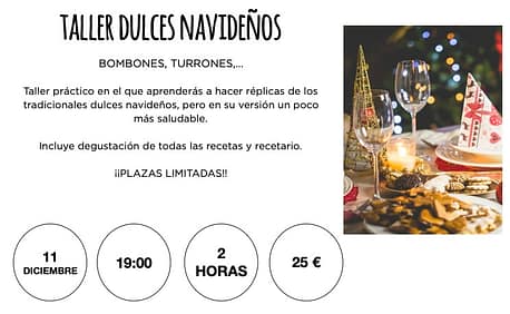taller de dulces navideños